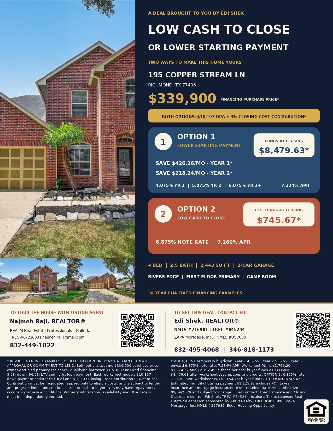 Buy This $339,900 Richmond Home with $20,394 in Assistance and Contributions—Only $4,144.67 Estimated Total Out of Pocket! Official Marketing Flyer
